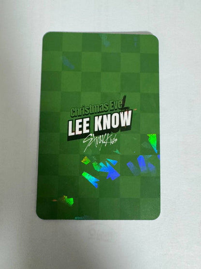 Stray Kids LEE KNOW Christmas EVEL Photocard